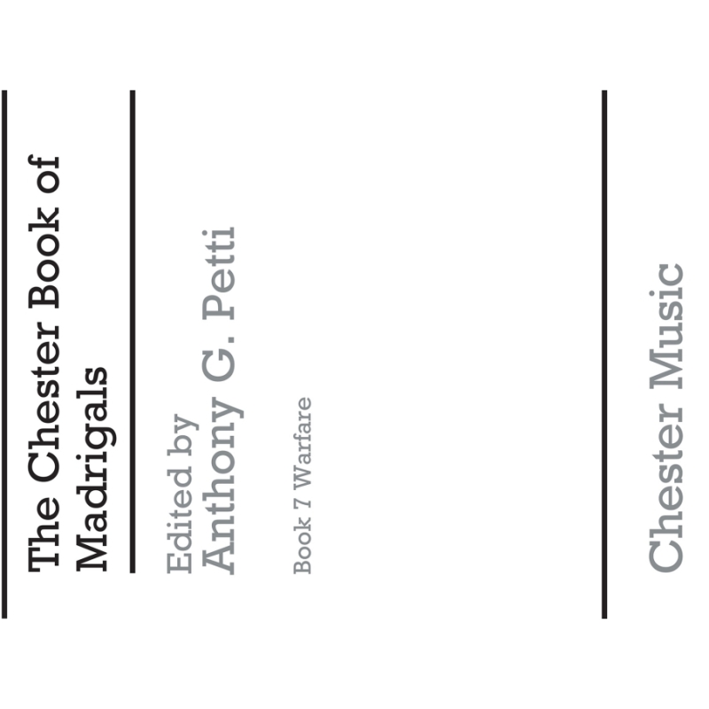 The Chester Books Of Madrigals 7