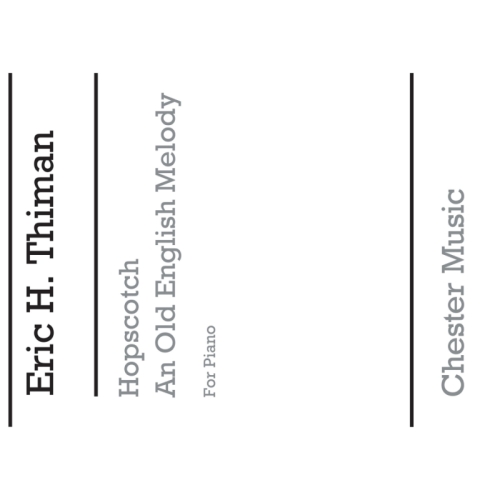 Thiman, Eric - Hopscotch &...