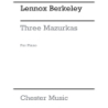 Berkeley, Lennox - Three Mazurkas For Piano Op.32 No. 1