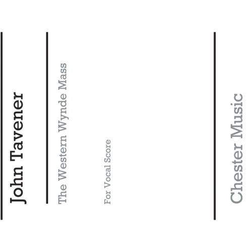Taverner, John - The...
