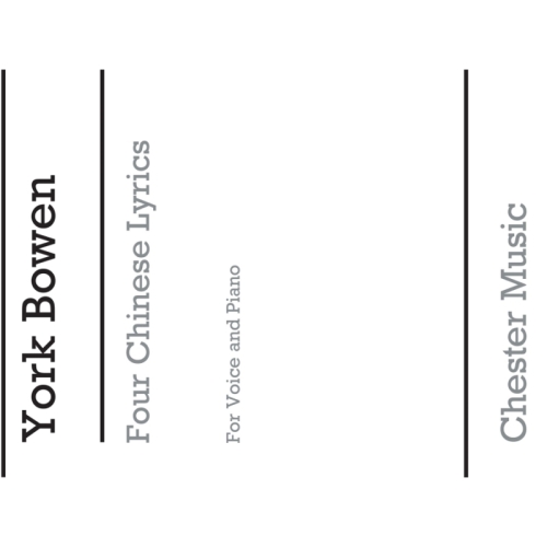 Bowen, York - Four Chinese...