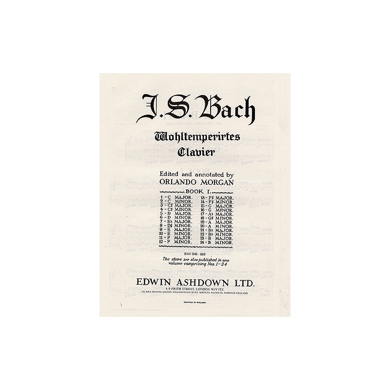 Bach, J.S - Prelude and Fugue No. 2 In C Minor