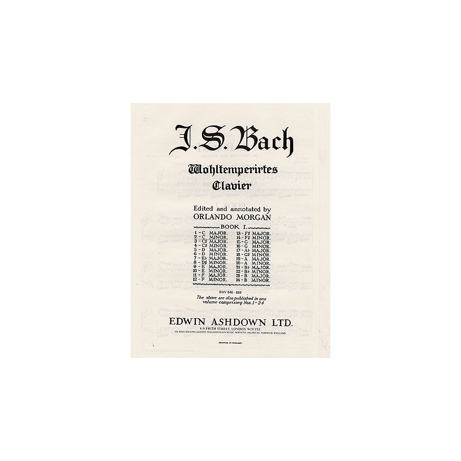 Bach, J.S - Prelude and Fugue No. 2 In C Minor