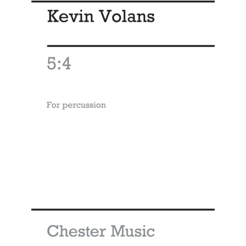 Volans, Kevin - 5:4 For...