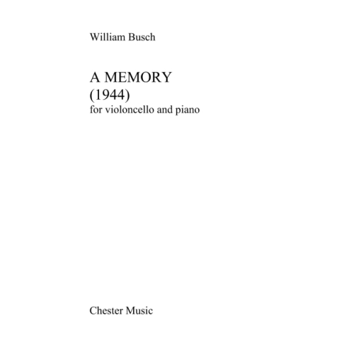 Busch, William - A Memory