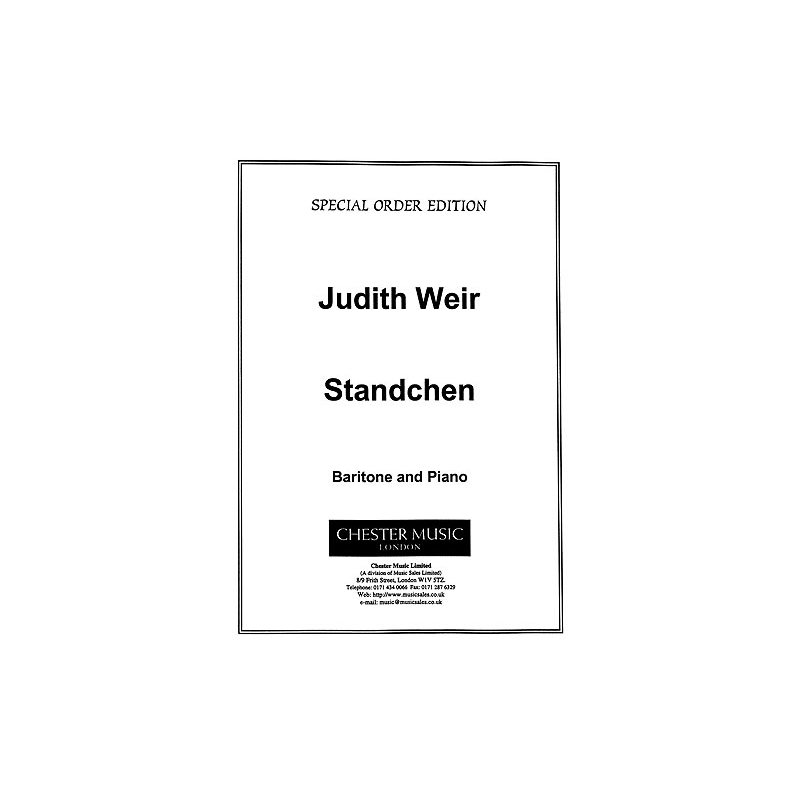 Weir, Judith - Standchen