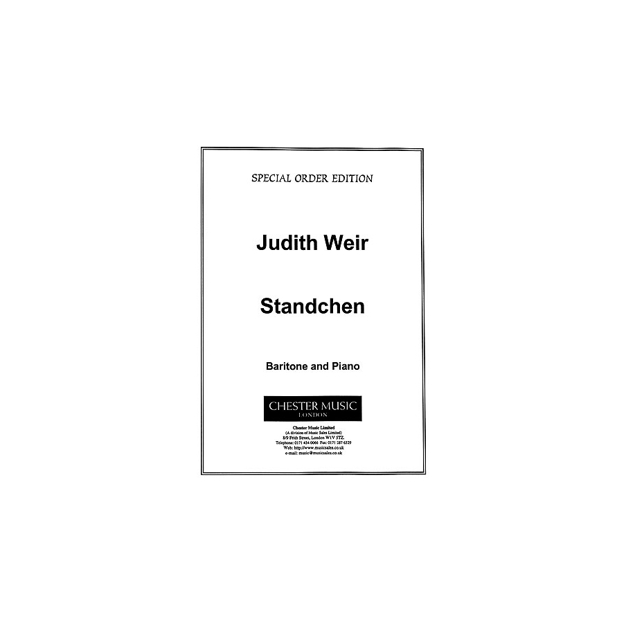 Weir, Judith - Standchen