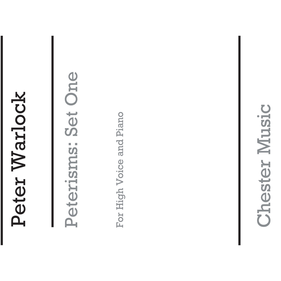 Warlock, Peter - Peterisms - Set 1