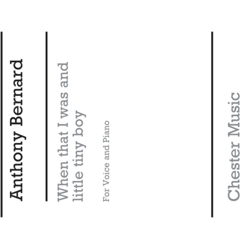 Bernard, Anthony - When...