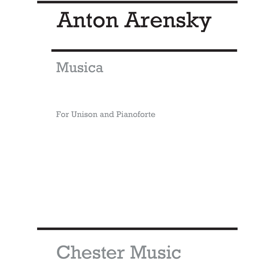 Arensky, Anton Stepanovich - Cradle Song Op.59 No.5