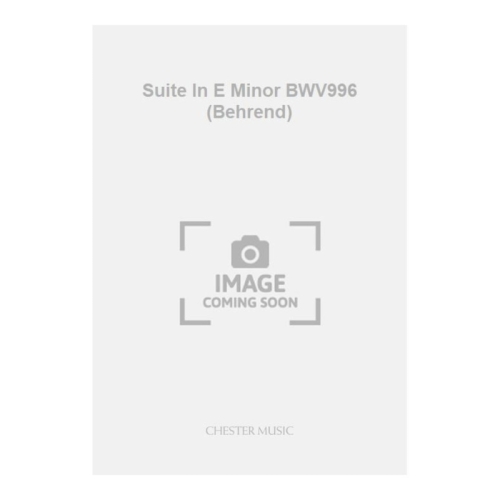 Bach, J.S - Suite In E...