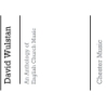 Wulstan, David - An Anthology Of English Church Music