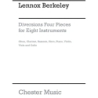 Berkeley, Lennox - Diversions Four Pieces For Eight Instruments Op 63