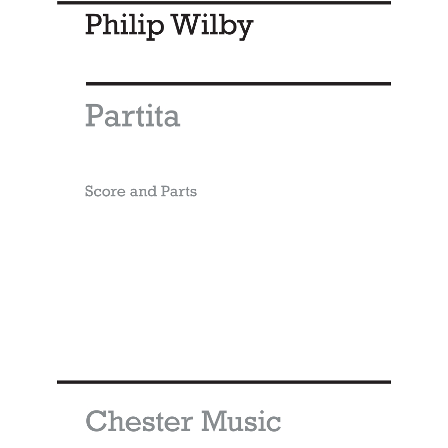 Wilby, Philip - Partita For Brass Quintet (Parts)