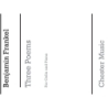 Frankel, Benjamin - Three Poems for Cello and Piano