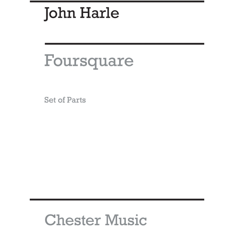 Harle, John - Foursquare Sax 4tet Parts