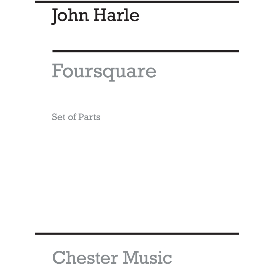 Harle, John - Foursquare Sax 4tet Parts