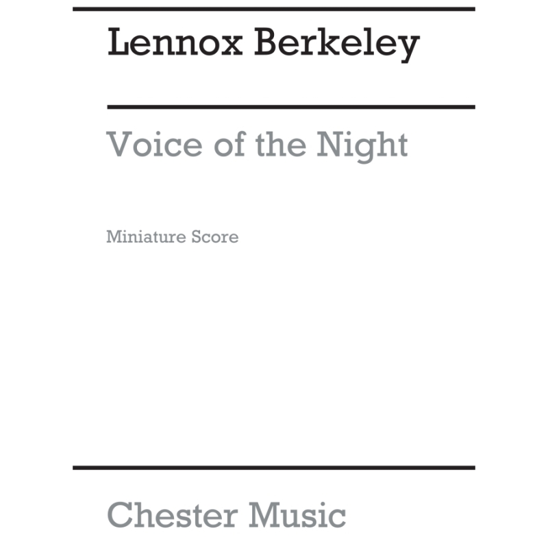 Berkeley, Lennox - Voices Of The Night Op.86