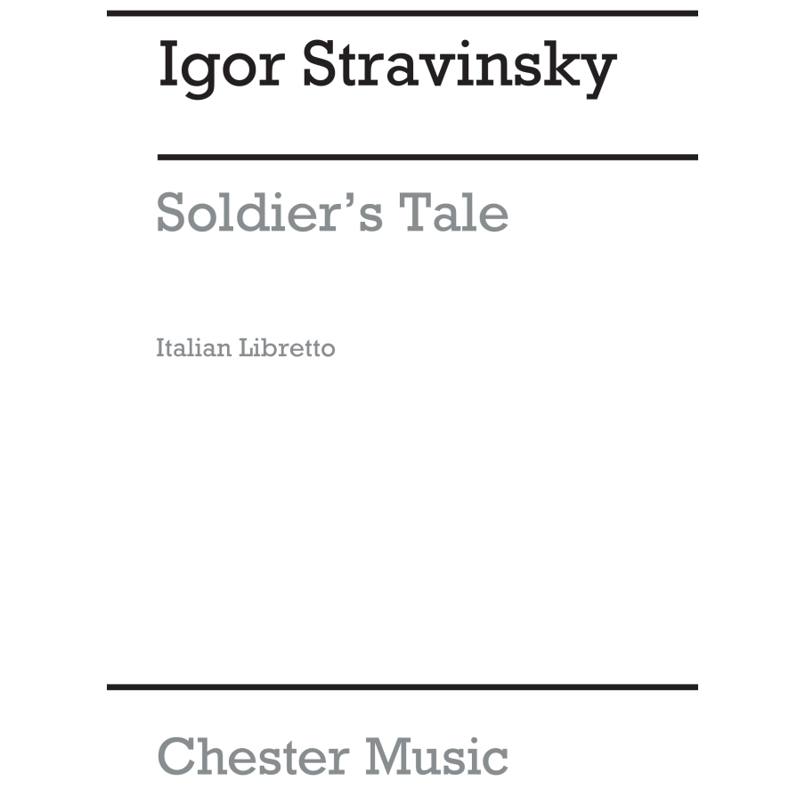 Igor Stravinsky - Storia Del Soldato (Soldiers Tale) (Libretto)