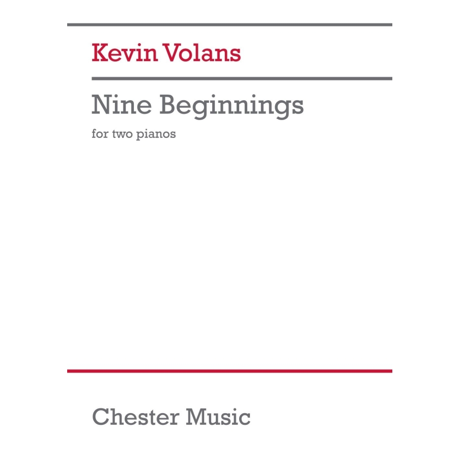 Volans, Kevin - Nine Beginnings