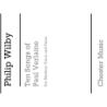 Wilby, Philip - Ten Songs Of Paul Verlaine