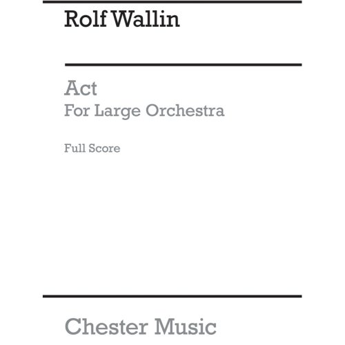 Wallin, Rolf - Act