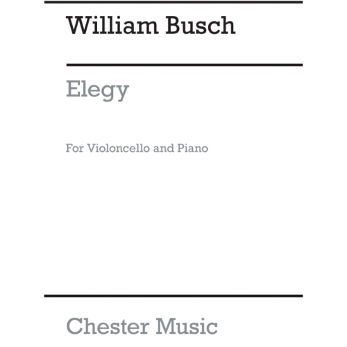 Busch, William - Elegy...