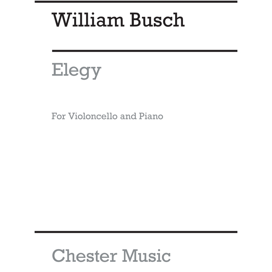 Busch, William - Elegy (Cello/Piano)