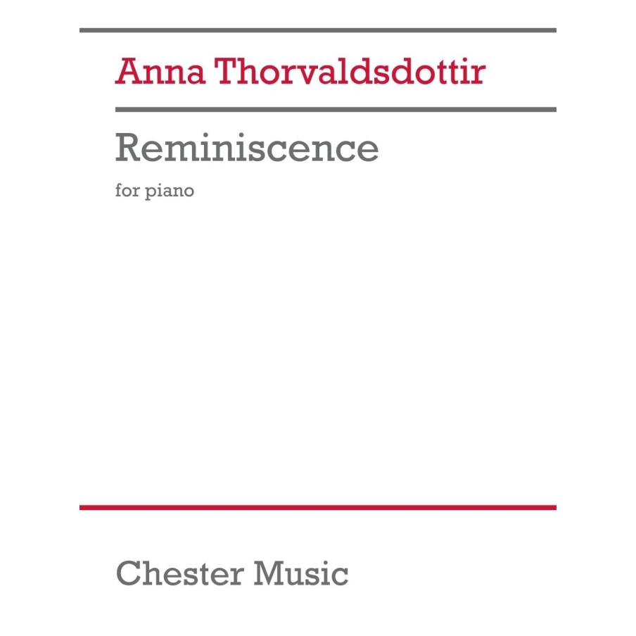 Thorvaldsdottir, Anna - Reminiscence Piano