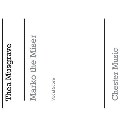 Musgrave, Thea - Marko The...