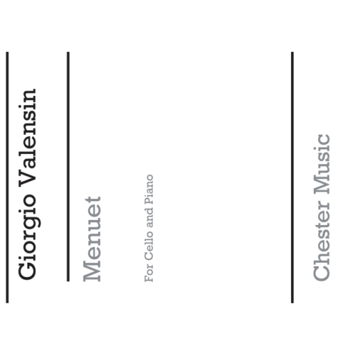 Valensin, G. - Minuet for...