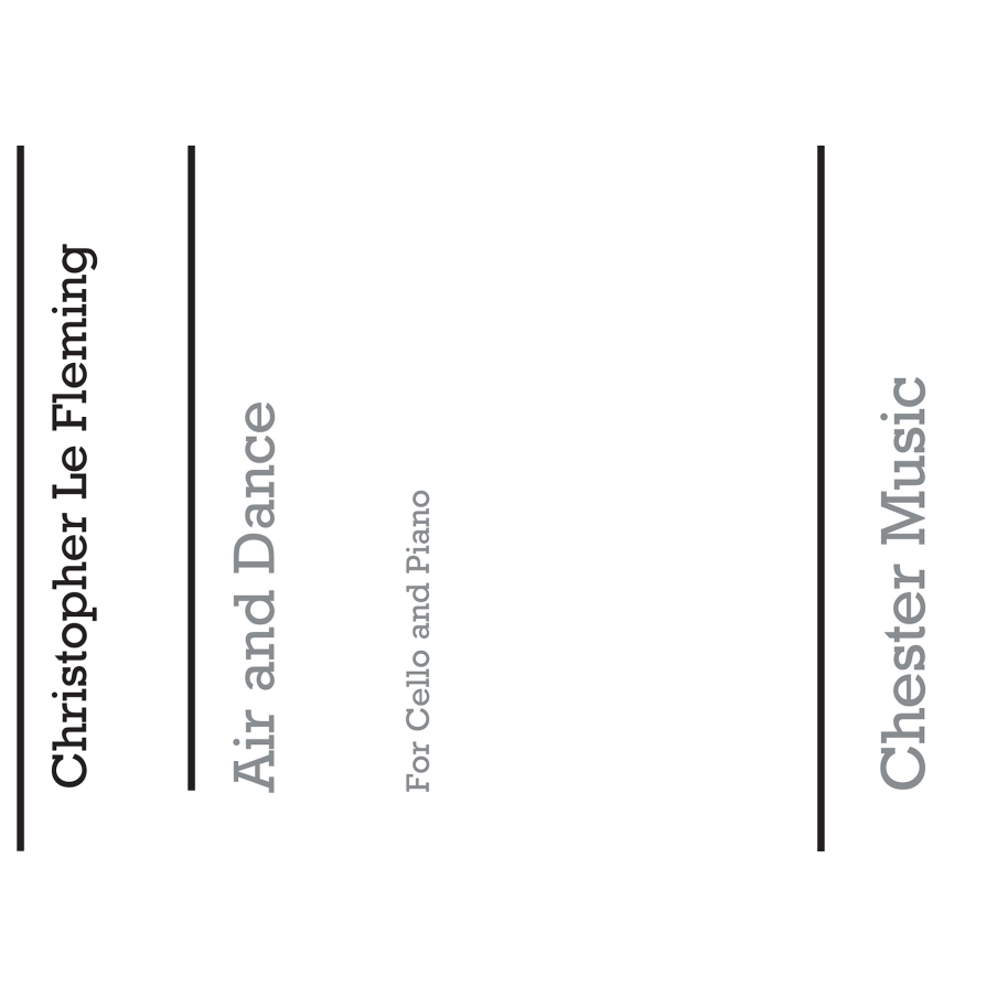 Fleming, Christopher - Air And Dance (Bass Clef)