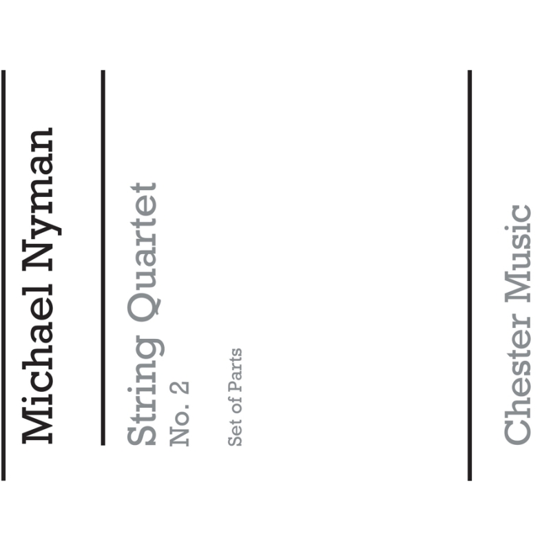 Nyman, Michael - String Quartet No. 2 Parts