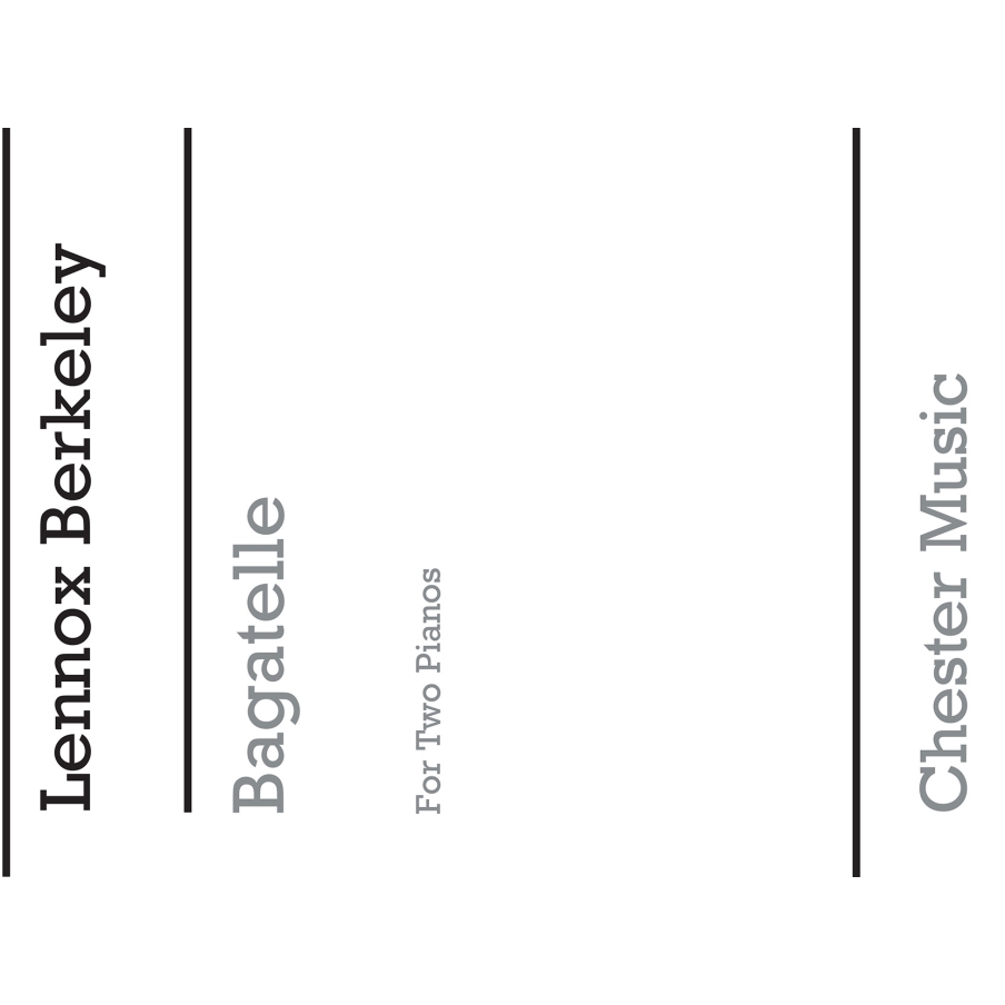 Berkeley, Lennox - Bagatelle Op.101 No.1
