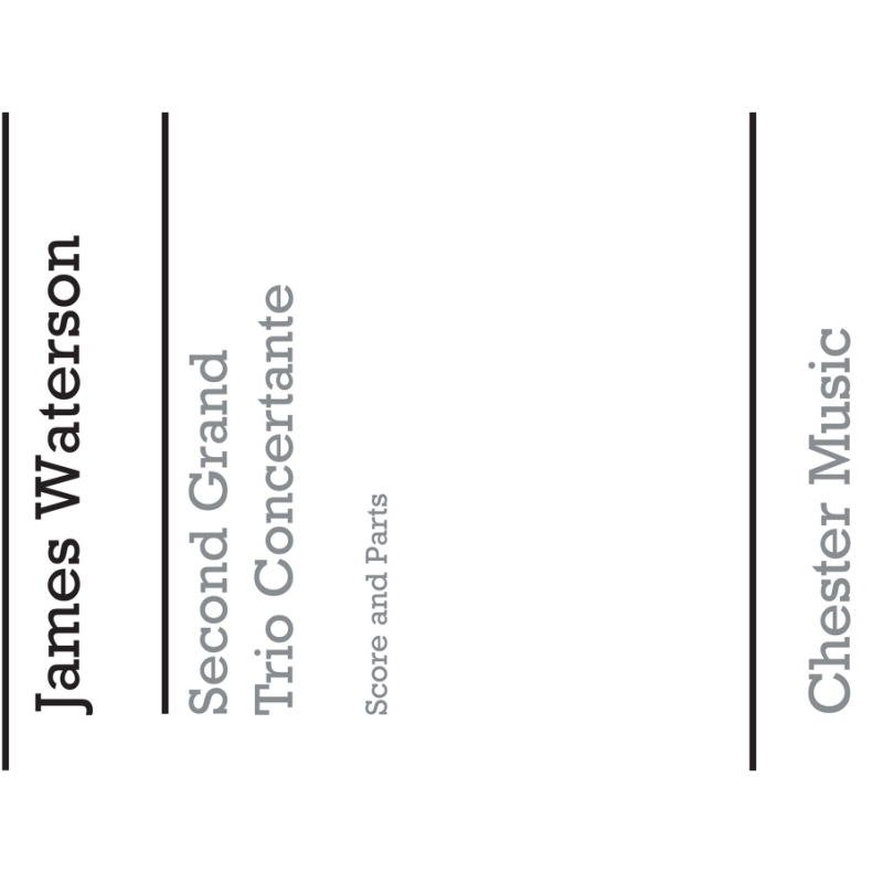 Waterson, James - Second Grand Trio Concertante