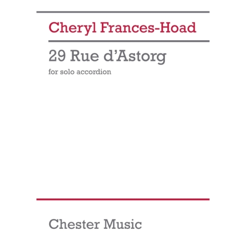 Cheryl Frances-Hoad - 29 Rue d'astorg