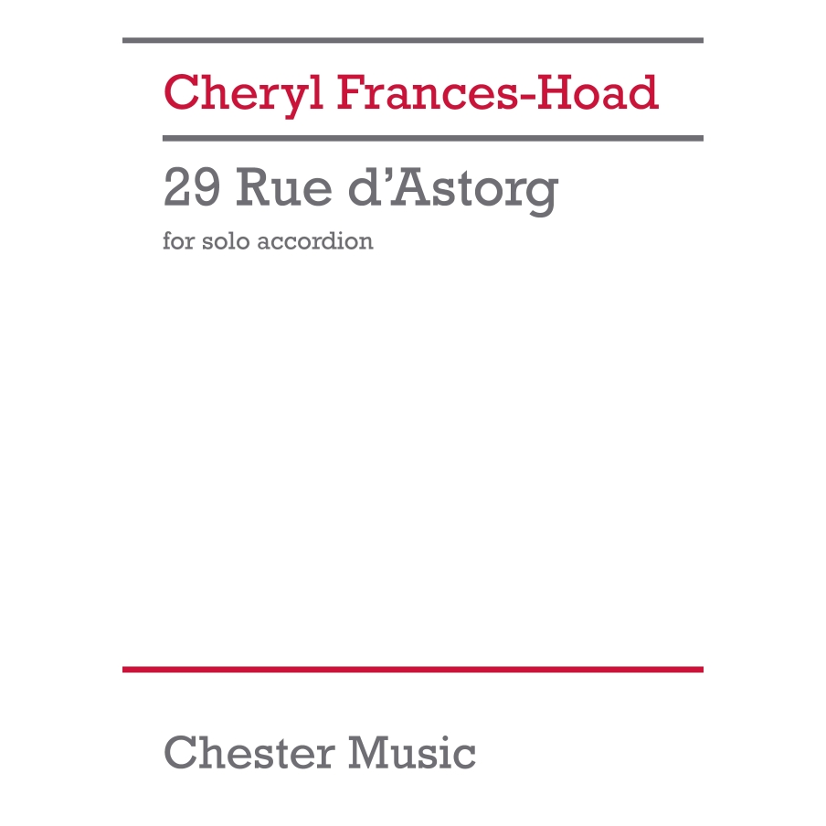 Cheryl Frances-Hoad - 29 Rue d'astorg