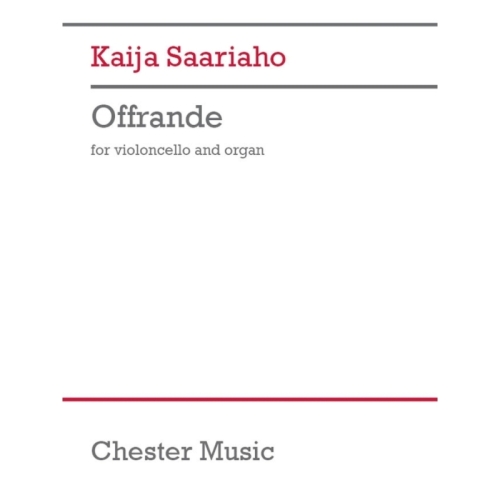 Saariaho, Kaija - Offrande