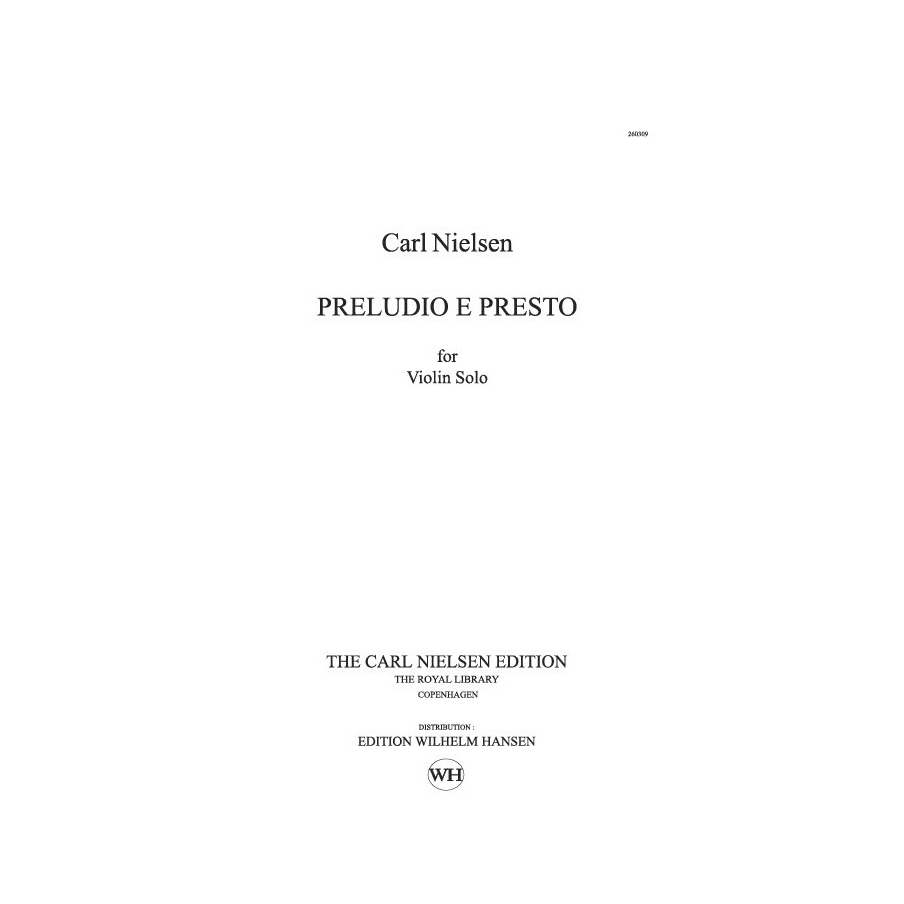 Nielsen, Carl - Preludio E Presto Op. 52