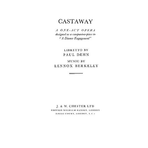 Lennox Berkeley - Castaway Op.68 (Libretto)