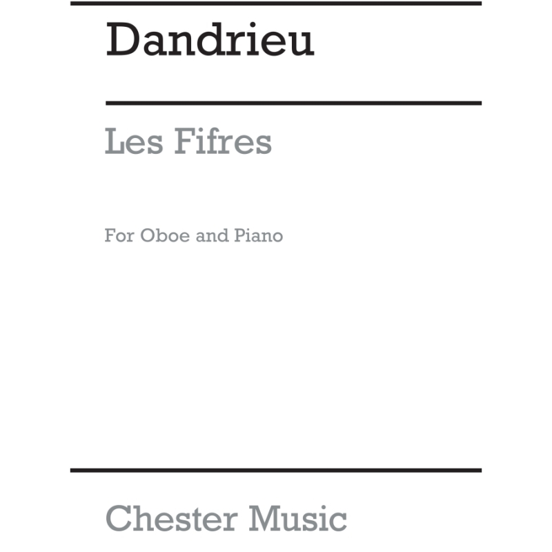 Jean François Dandrieu - Les Fifres Oboe/Piano