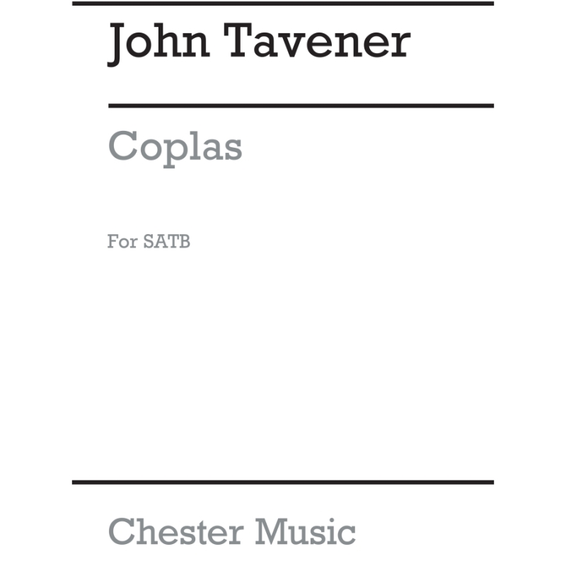 Tavener, John - Coplas
