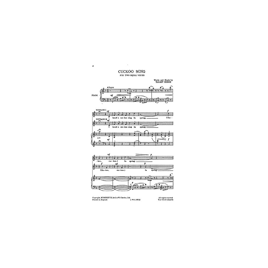Hodge, Talbot - Cuckoo Song