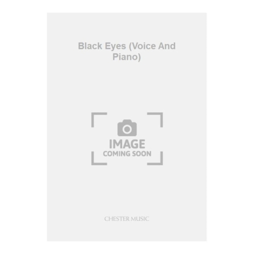 Black Eyes (Voice And Piano)