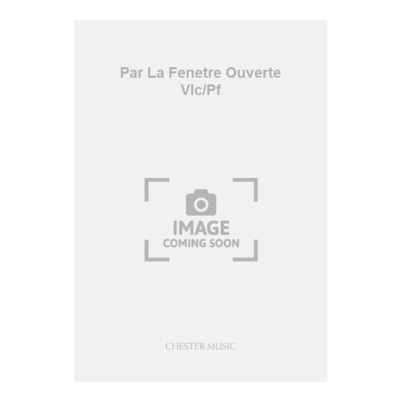 Par La Fenetre Ouverte Vlc/Pf