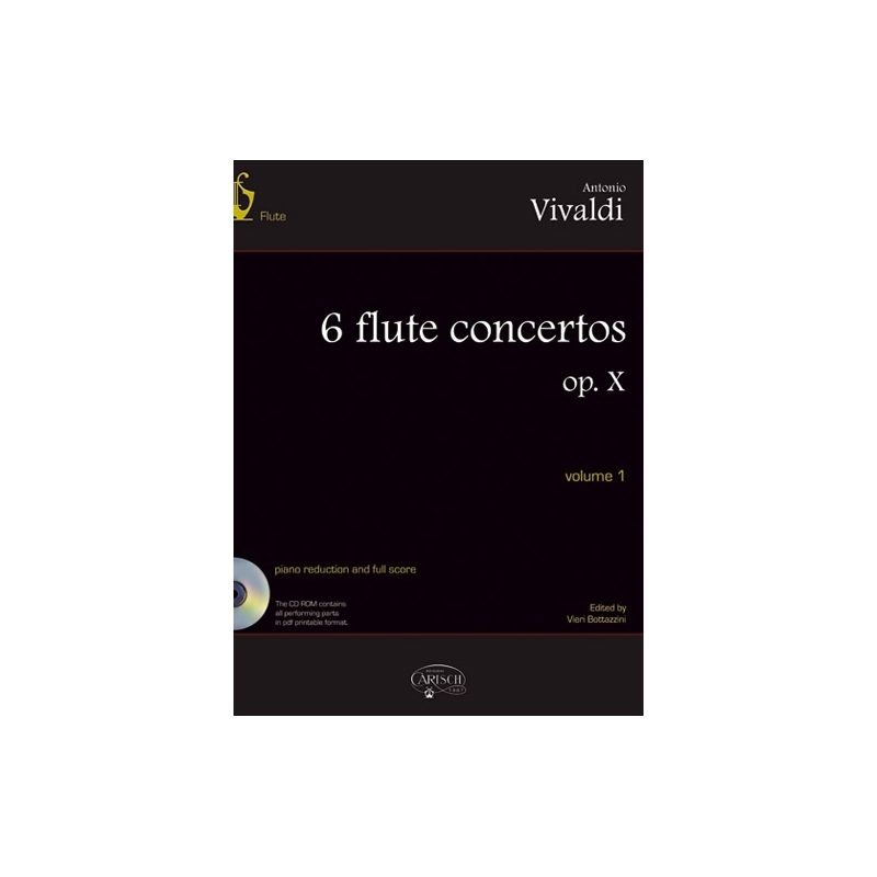 Vivaldi, Antonio - 6 Flute Concertos Op. X, Volume 1
