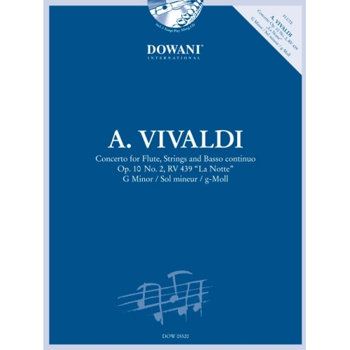 Vivaldi, Antonio - Concerto for Flute, Strings and BC Op.10 No.2
