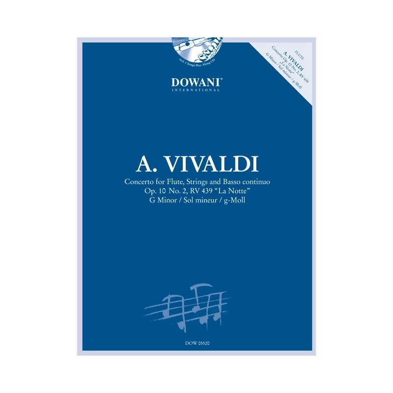 Vivaldi, Antonio - Concerto for Flute, Strings and BC Op.10 No.2
