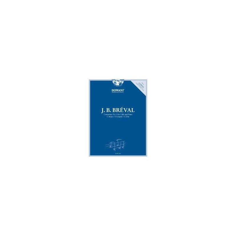 Breval, Jean-Baptiste - Concertino No. 2 for Cello and Piano in C Major