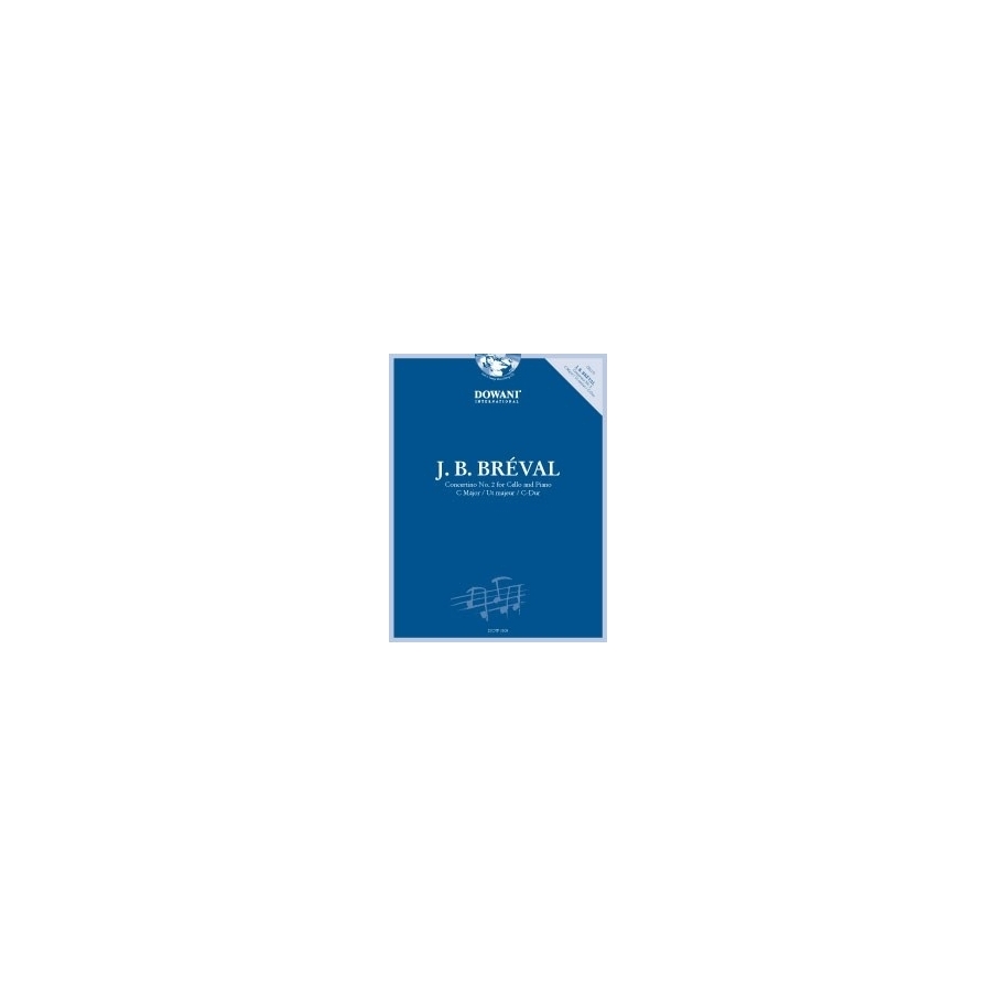 Breval, Jean-Baptiste - Concertino No. 2 for Cello and Piano in C Major